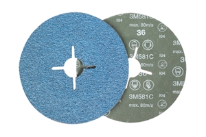 3M Cubitron II Fibre Disc 125MMX22MM Slotted 982C 60G
