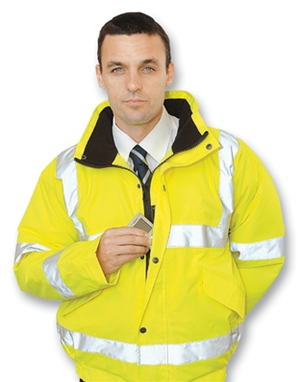 Roebuck Hi-Vis Bomber Jacket - Yellow